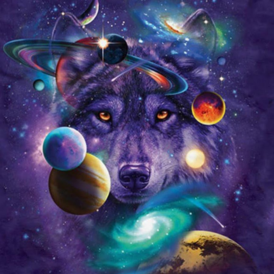 Космическая собака арт