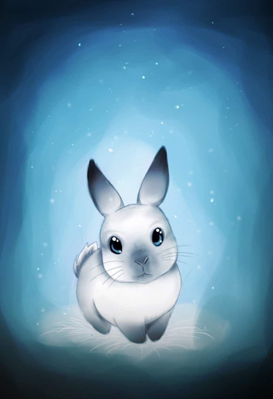 Снежок заяц арт