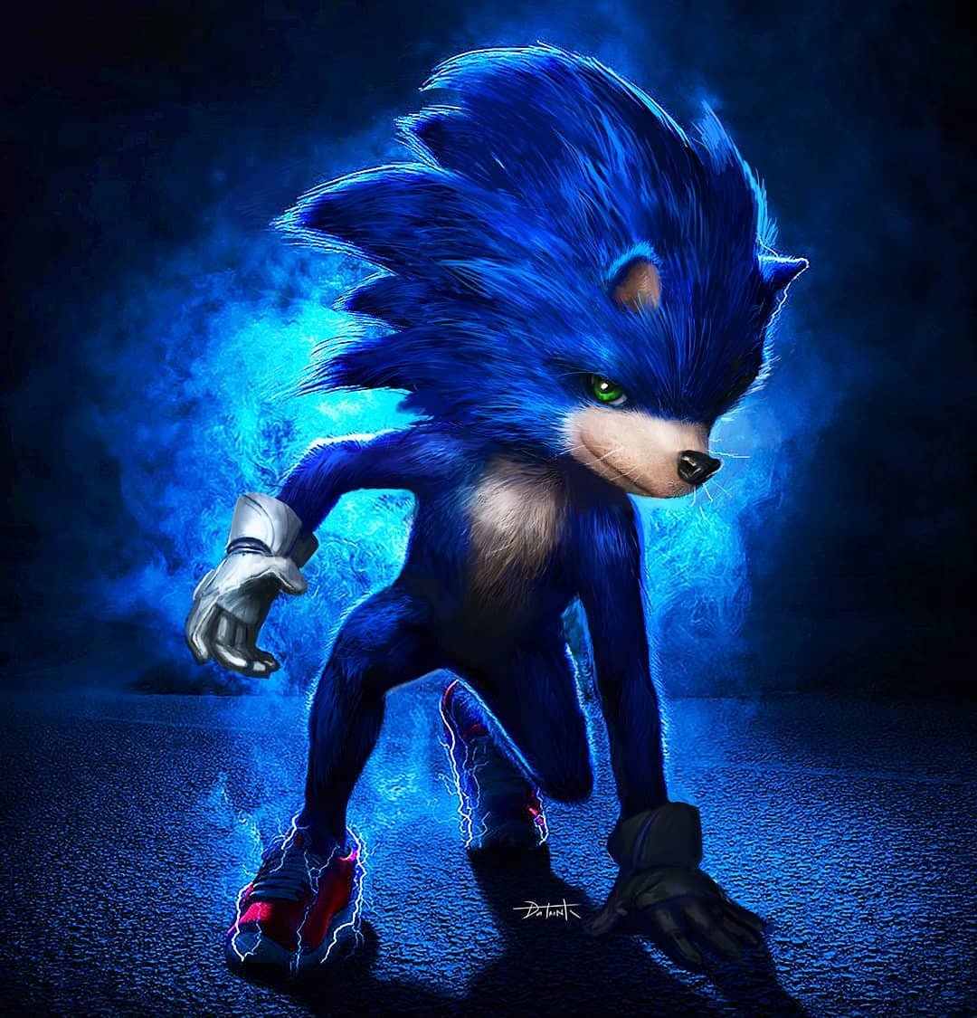 Сонник черная голова. Соник хеджхог арт. Sonic the Hedgehog 2020.