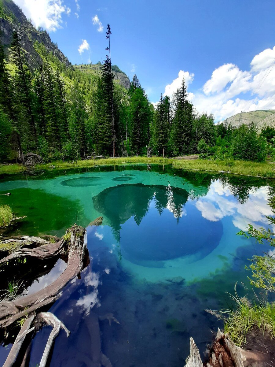 Голубые озера Алтай
