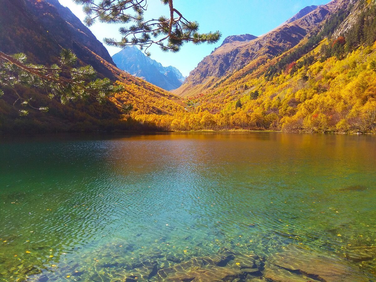 Озеро Кара кель в Теберде