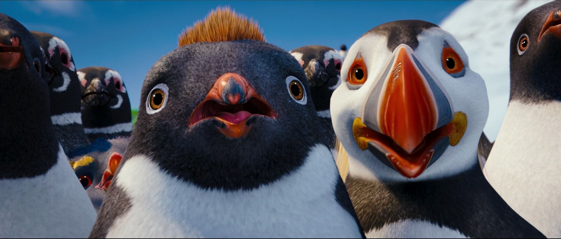 La pinguinos me van a mascara