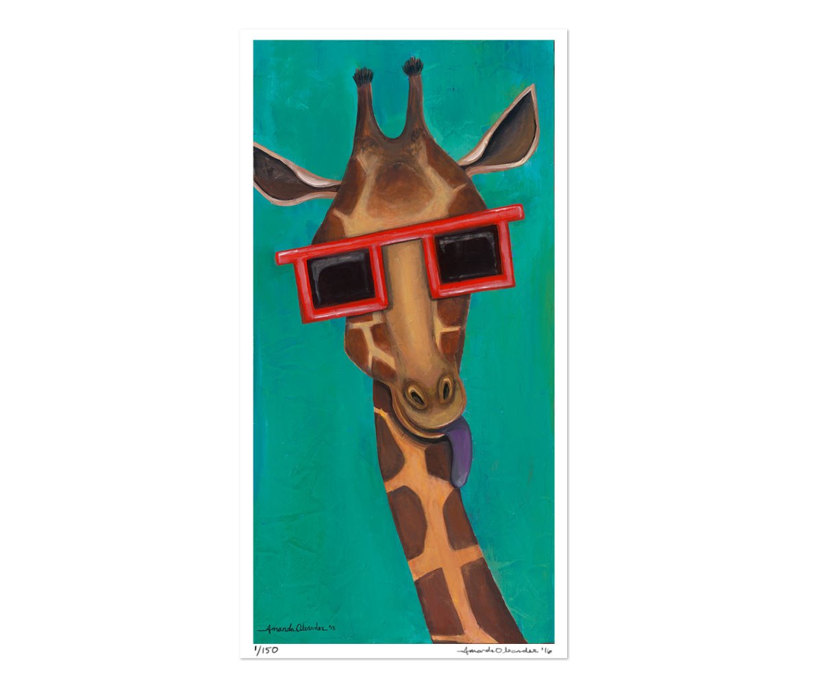 Жирафы поп арт - 69 фото