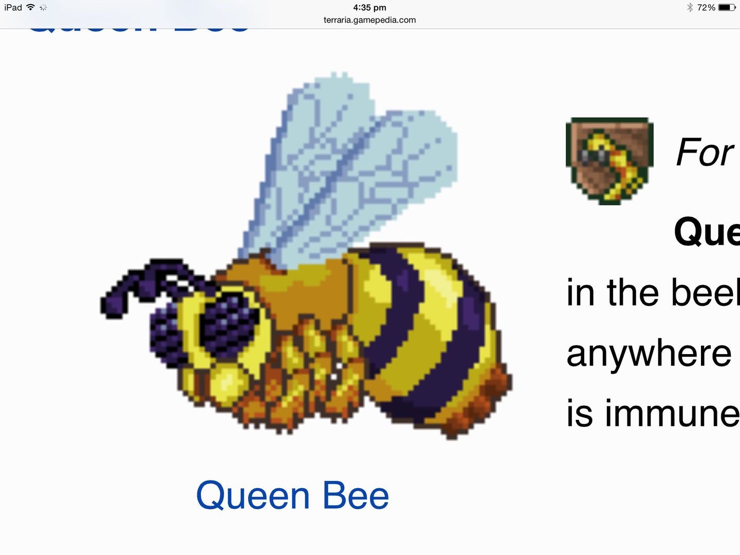 Как призвать пчелу. Босс пчела в террарии. Террария боссы Королева пчёл. Королева пчёл Terraria. Пчела из террарии босс.