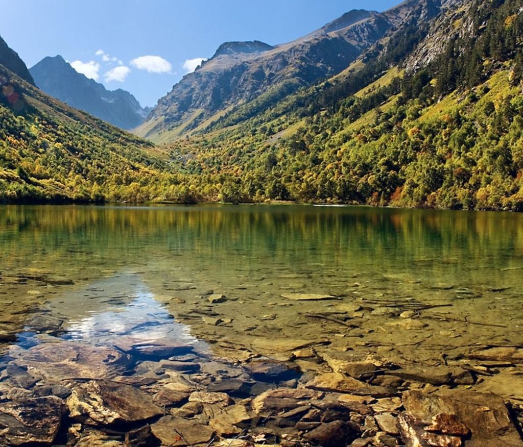 Бадукские озера Домбай фото