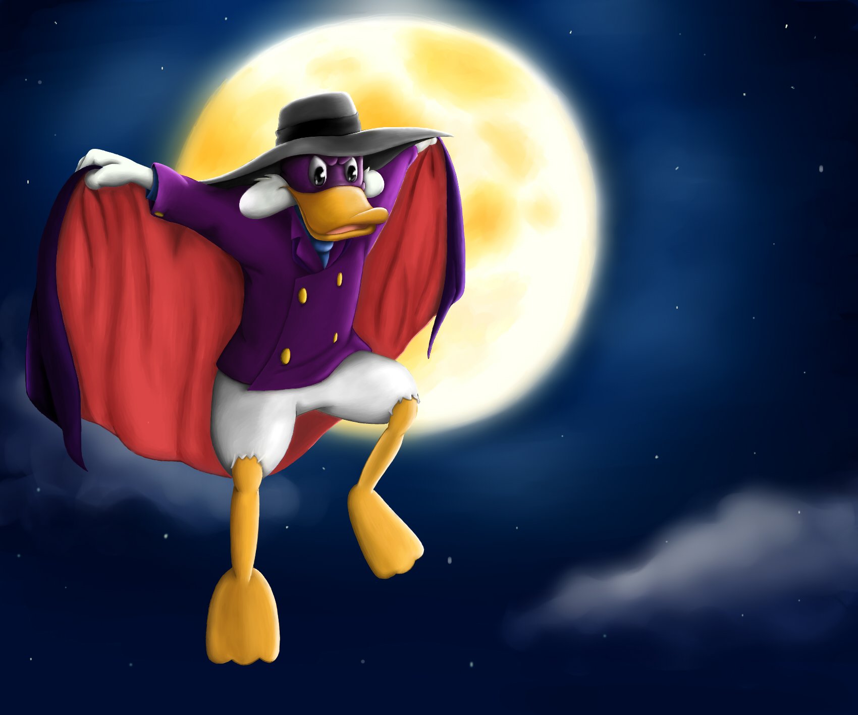 Черный плащ Darkwing Duck