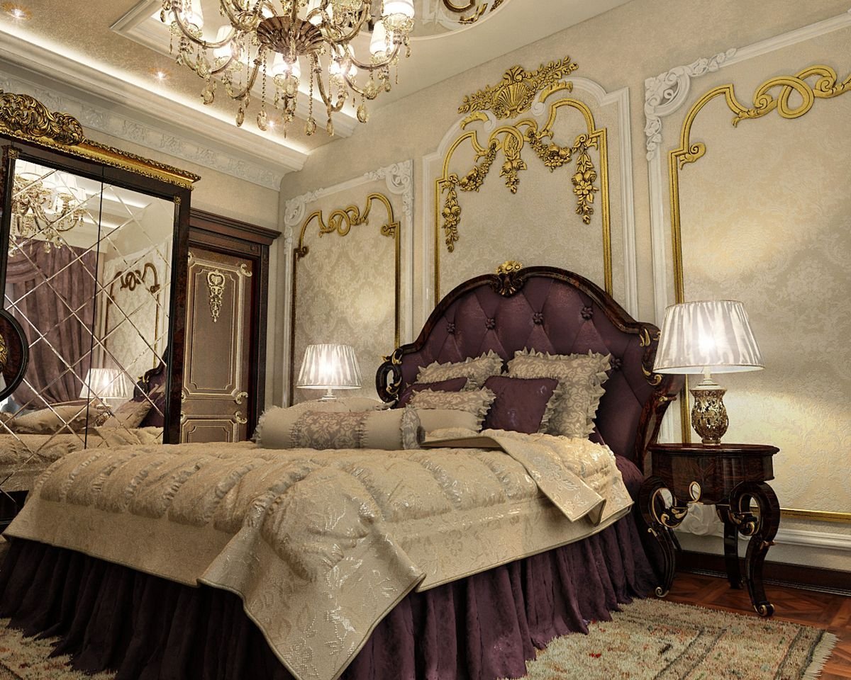 аксессуары для спальни в классическом стиле
