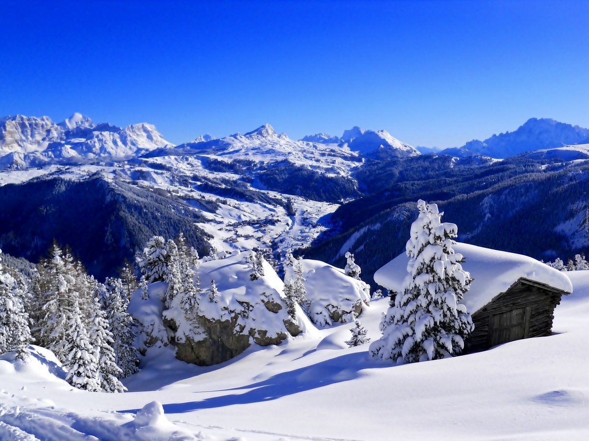 Val Gardena Chalet Winter