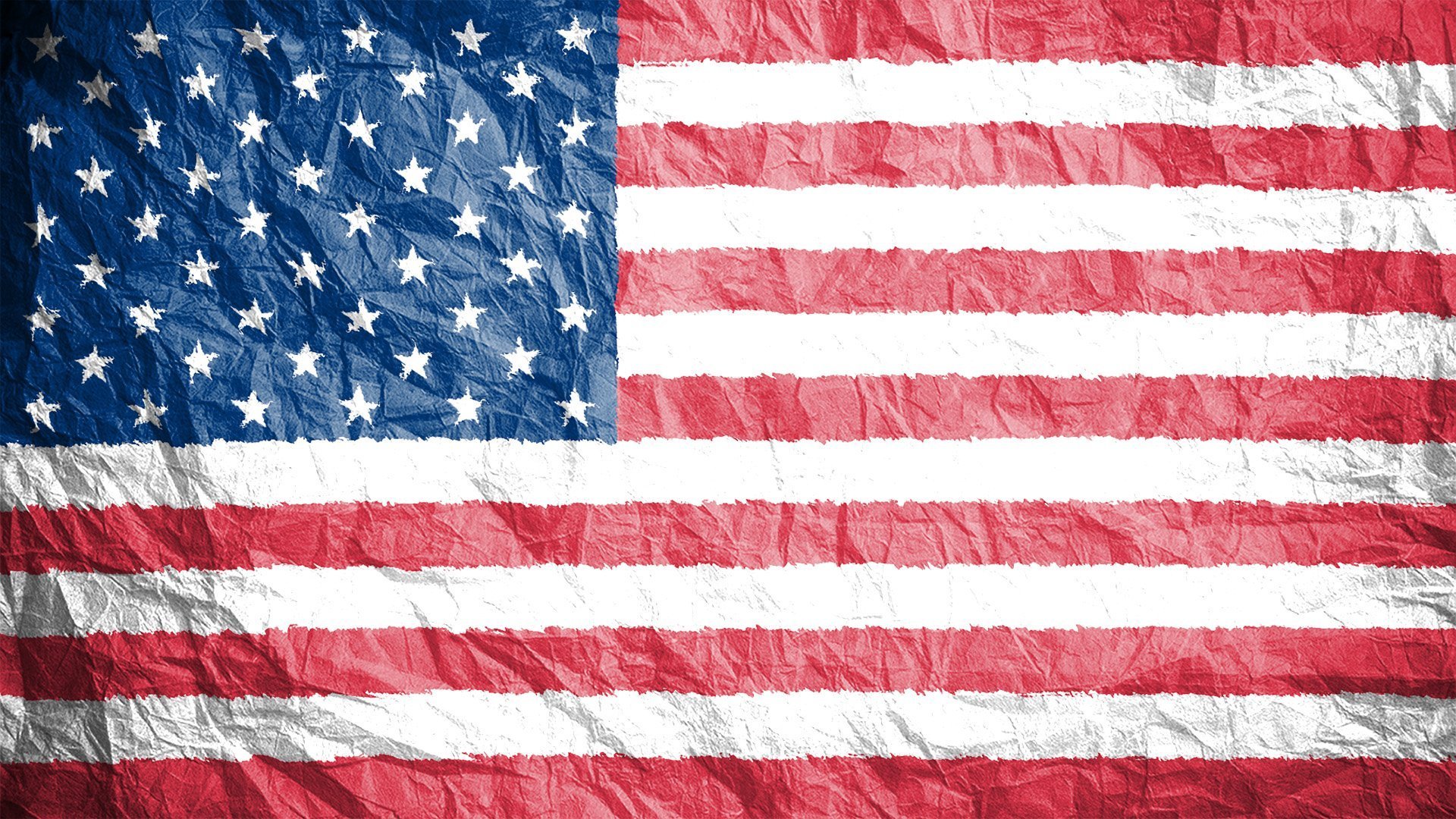 Флаг Америки нарисованный