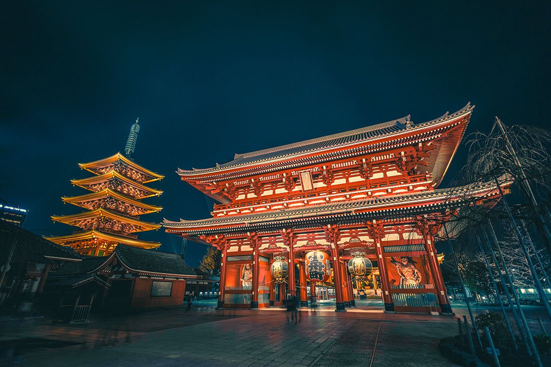 Храм Асакуса в Токио - 58 фото
