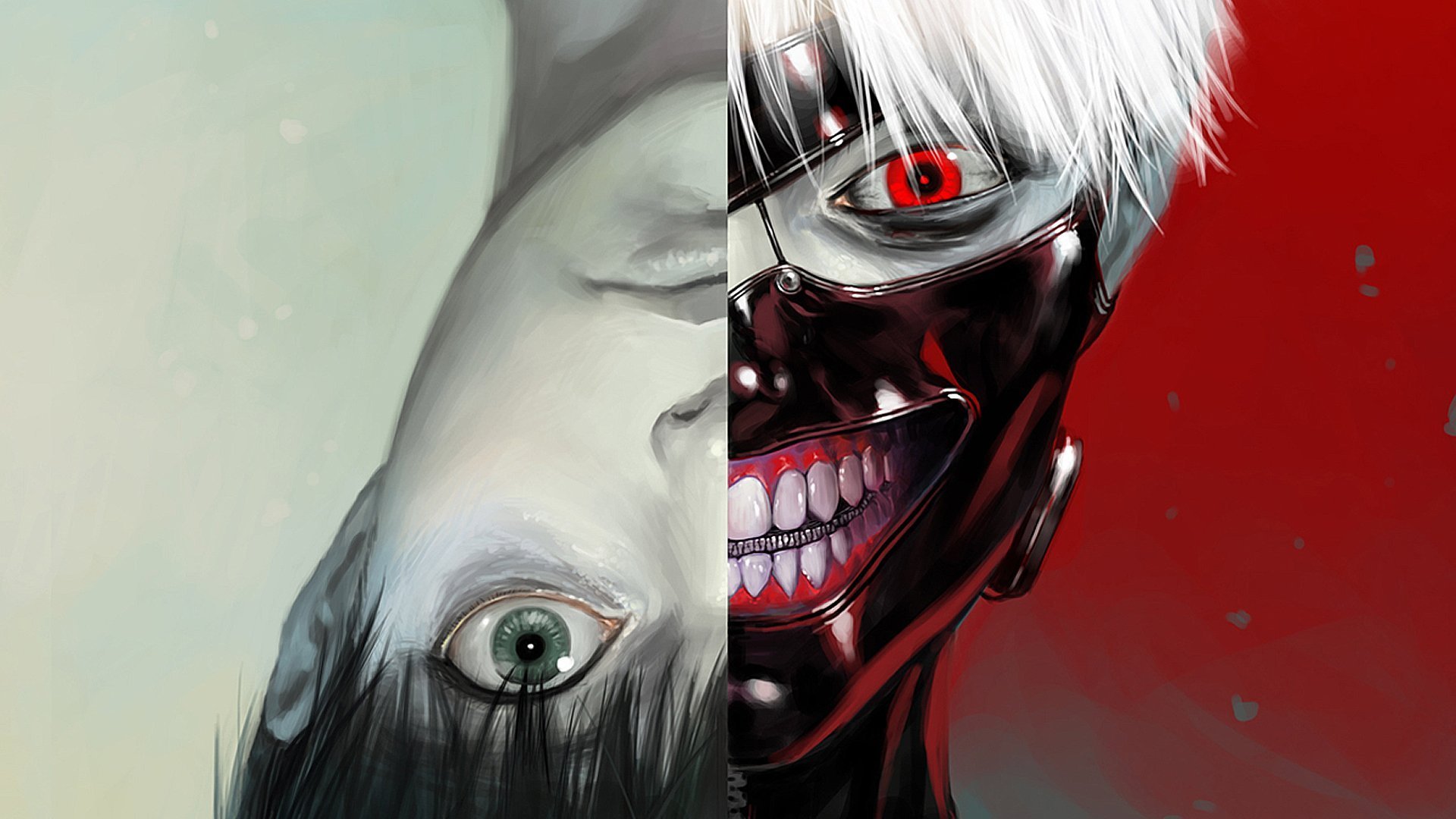 Обои Канеки. Wallpaper Kaneki.