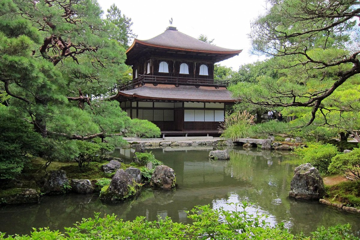 Гинкаку дзи буддийский храм в Киото