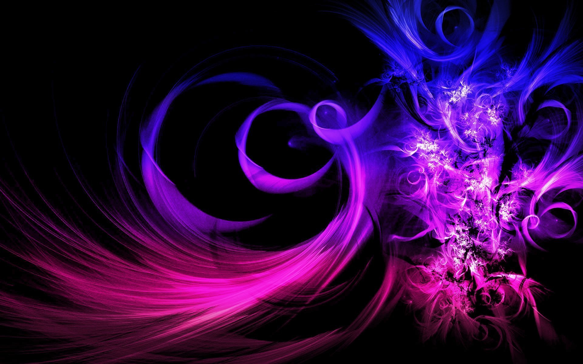 Черно фиолетовые обои - 69 фото