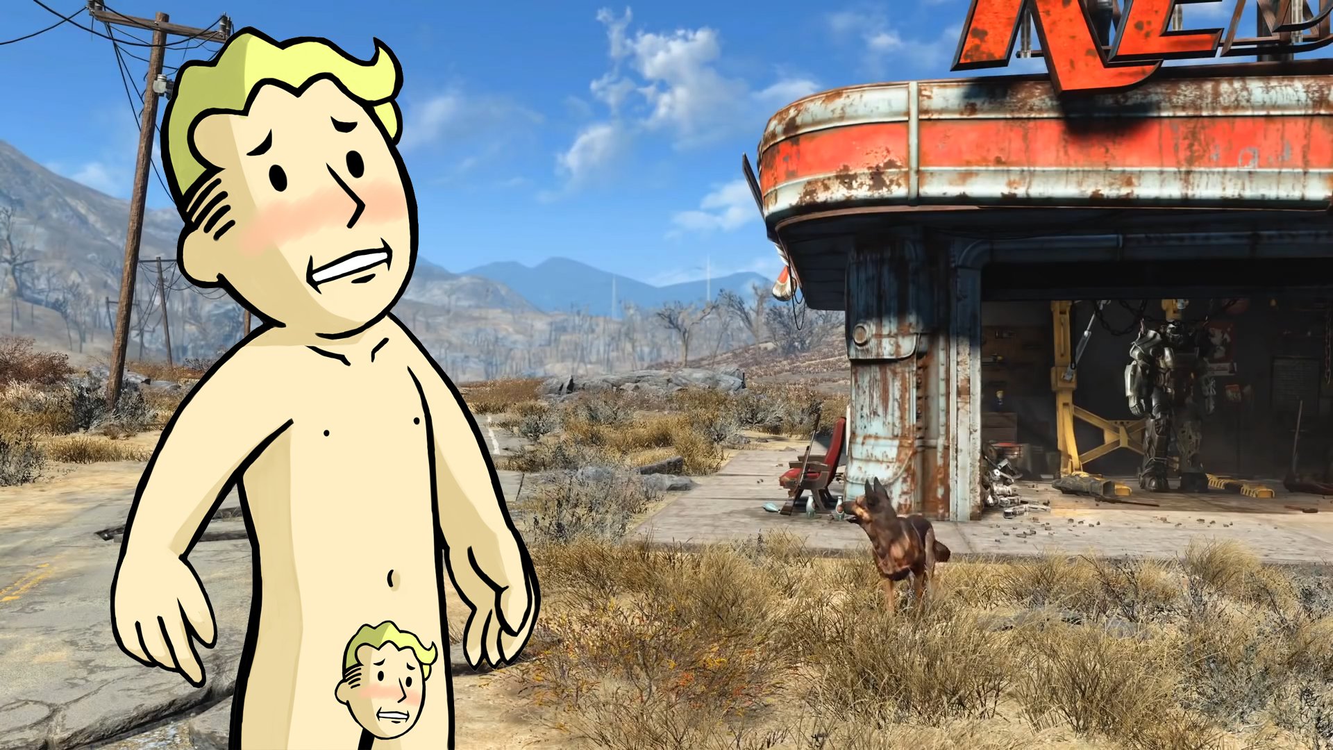 Fallout какой год в игре. Фоллаут 4. Фоллаут 4 на Xbox 360. Толсторог Fallout. Fallout 4 ps3.
