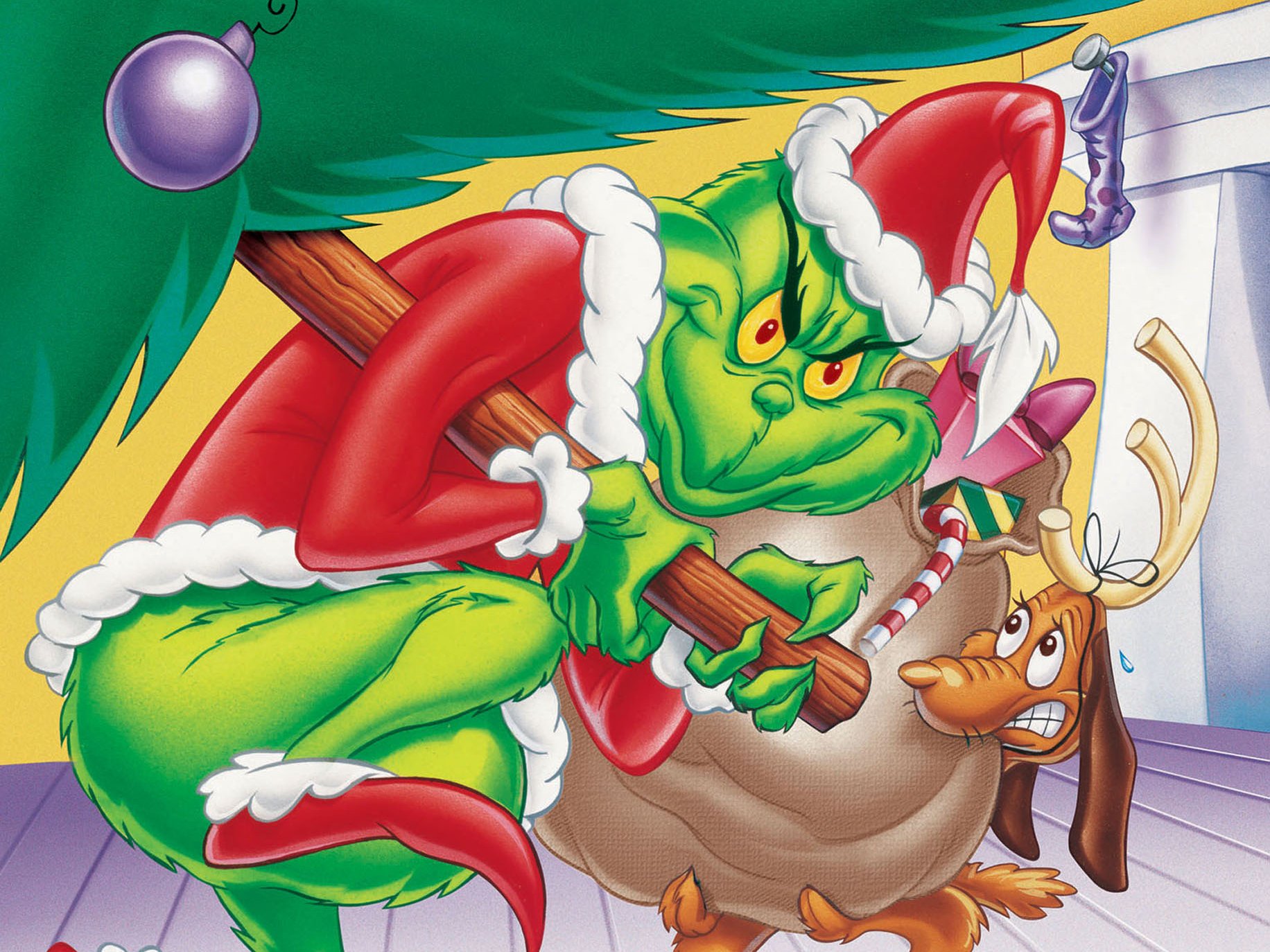 The grinch stealing christmas. Story Гринч. Эльфы Гринч Санта. Гринч 1996. Гринч - похититель Рождества.