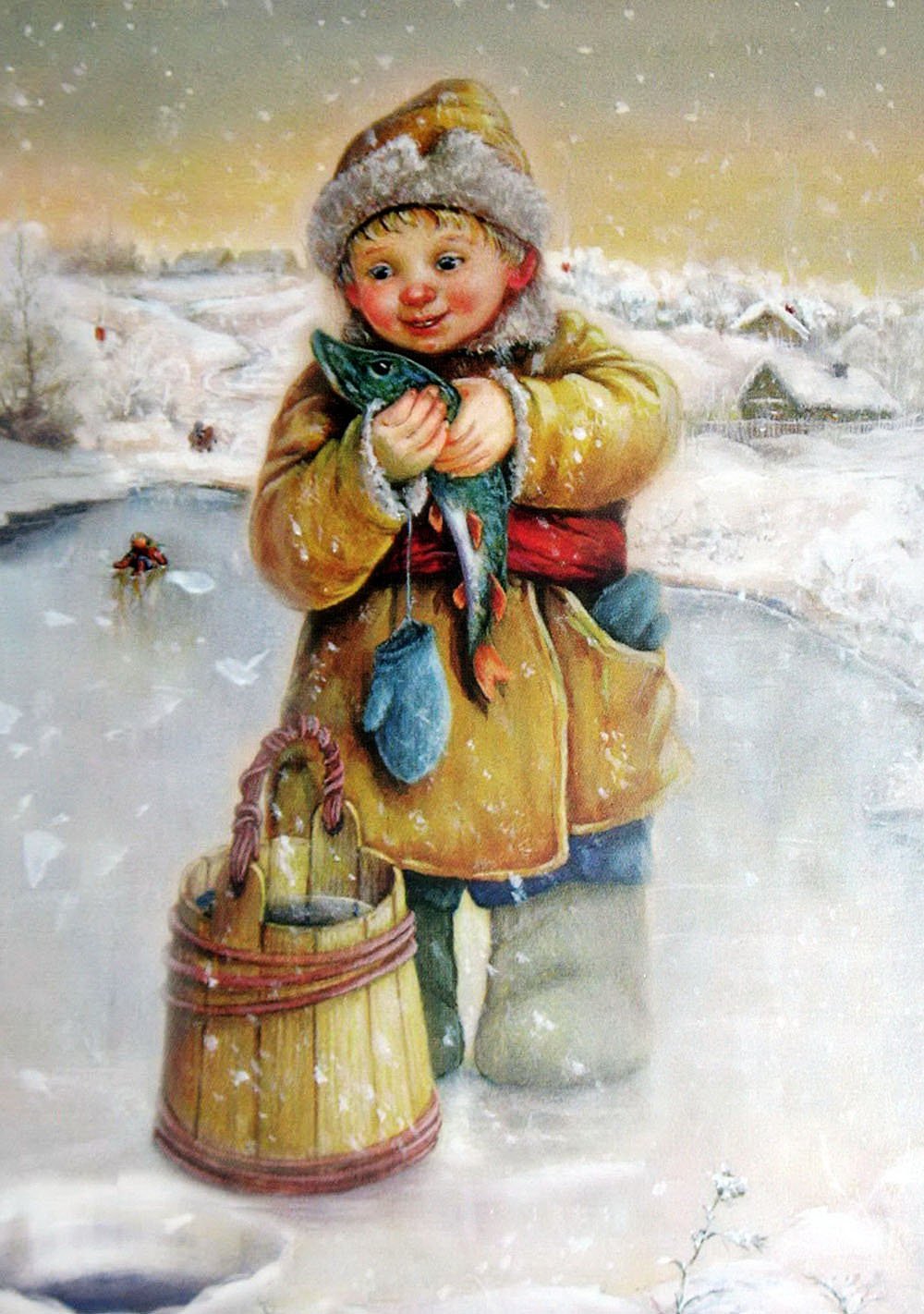 Поздравления с первым днем зимы: красивые пожелания и открытки