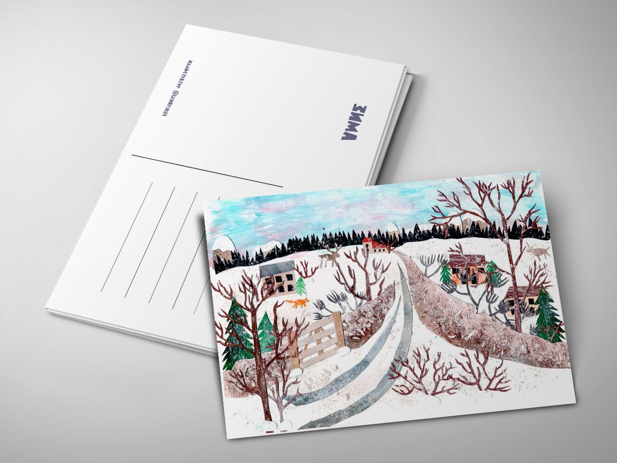 Купить открытки на озон. Почтовая открытка. Необычные почтовые открытки. Открытки почтовые современные. Современный дизайн открыток.