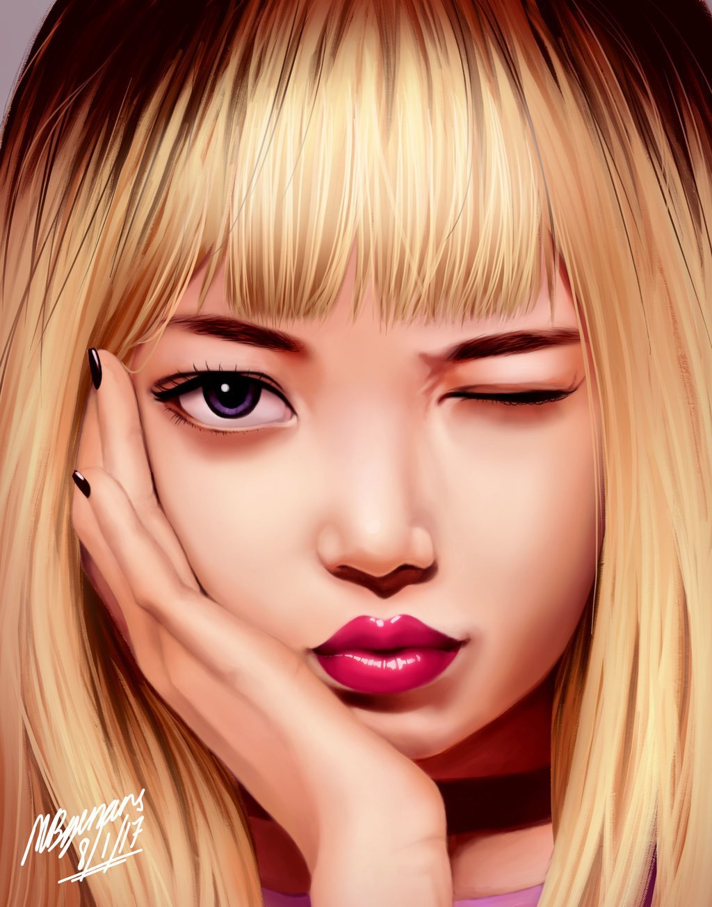 Lisa blackpink рисунок