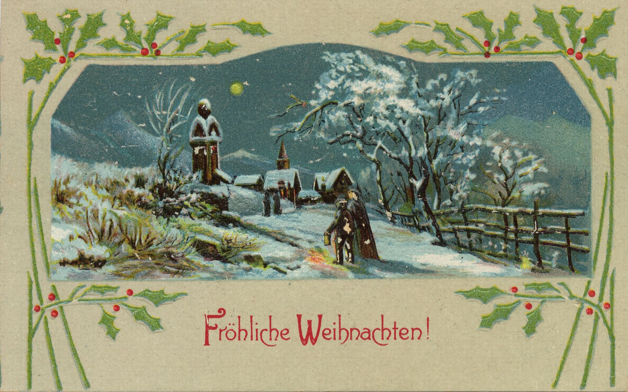 Германские новогодние открытки - 73 фото