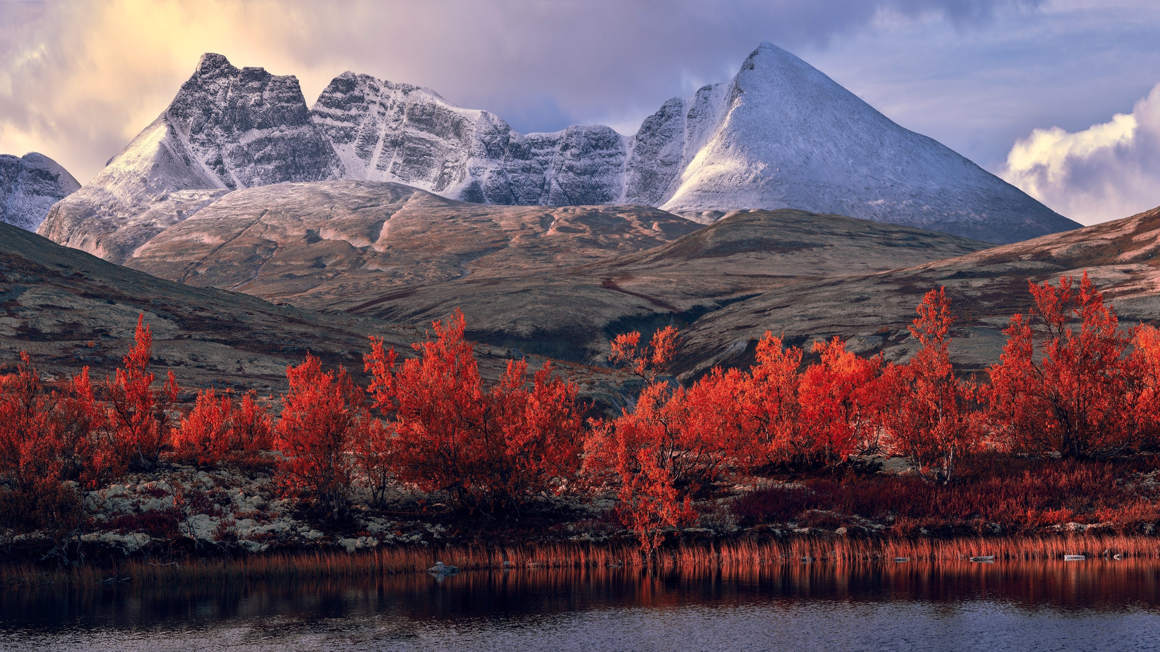 Осень горы лес