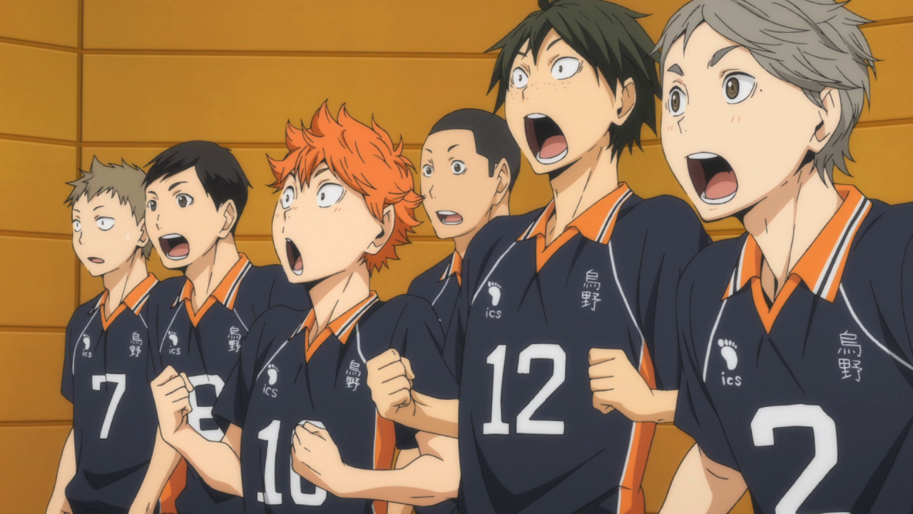 Haikyu. Японская волейбольная команда Карасуно. 10 Карасуно.