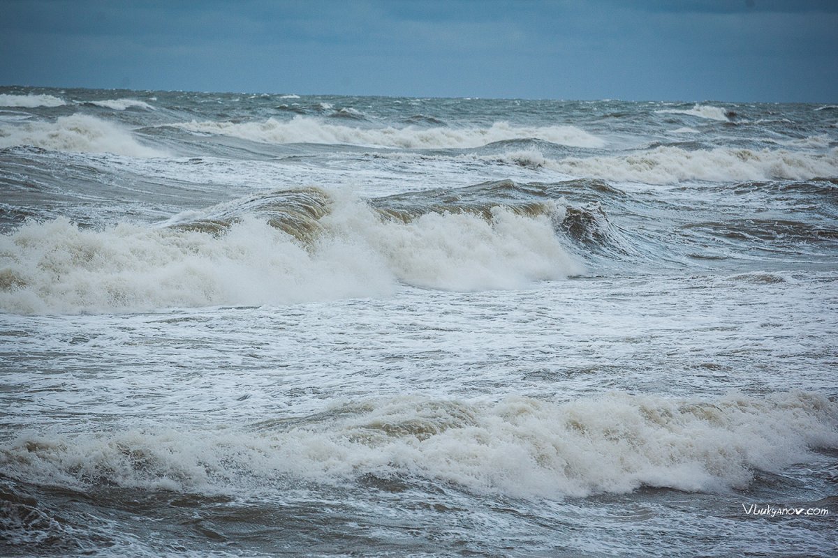 море в штормовом море