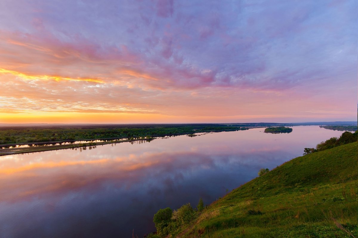 Река Кама в Удмуртии