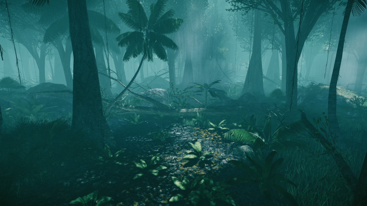 Тропический лес арт