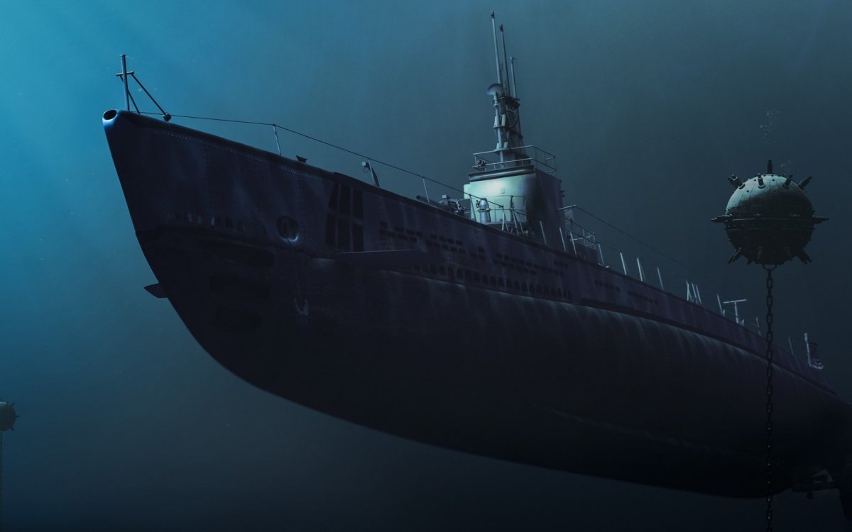 Подводная лодка арт