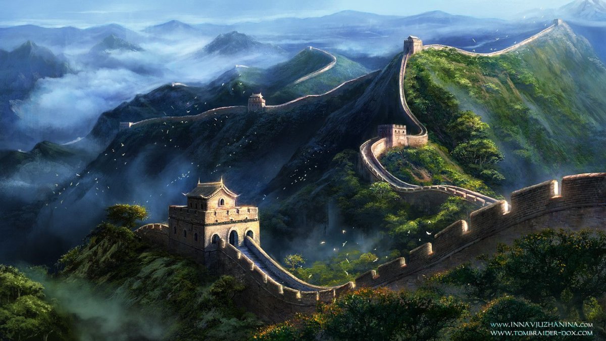 Китайская стена арт