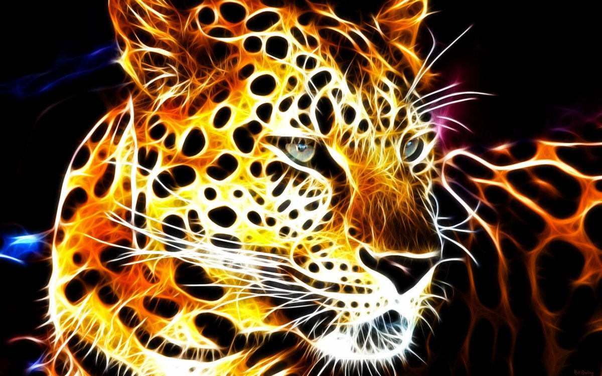 Абстрактный леопард