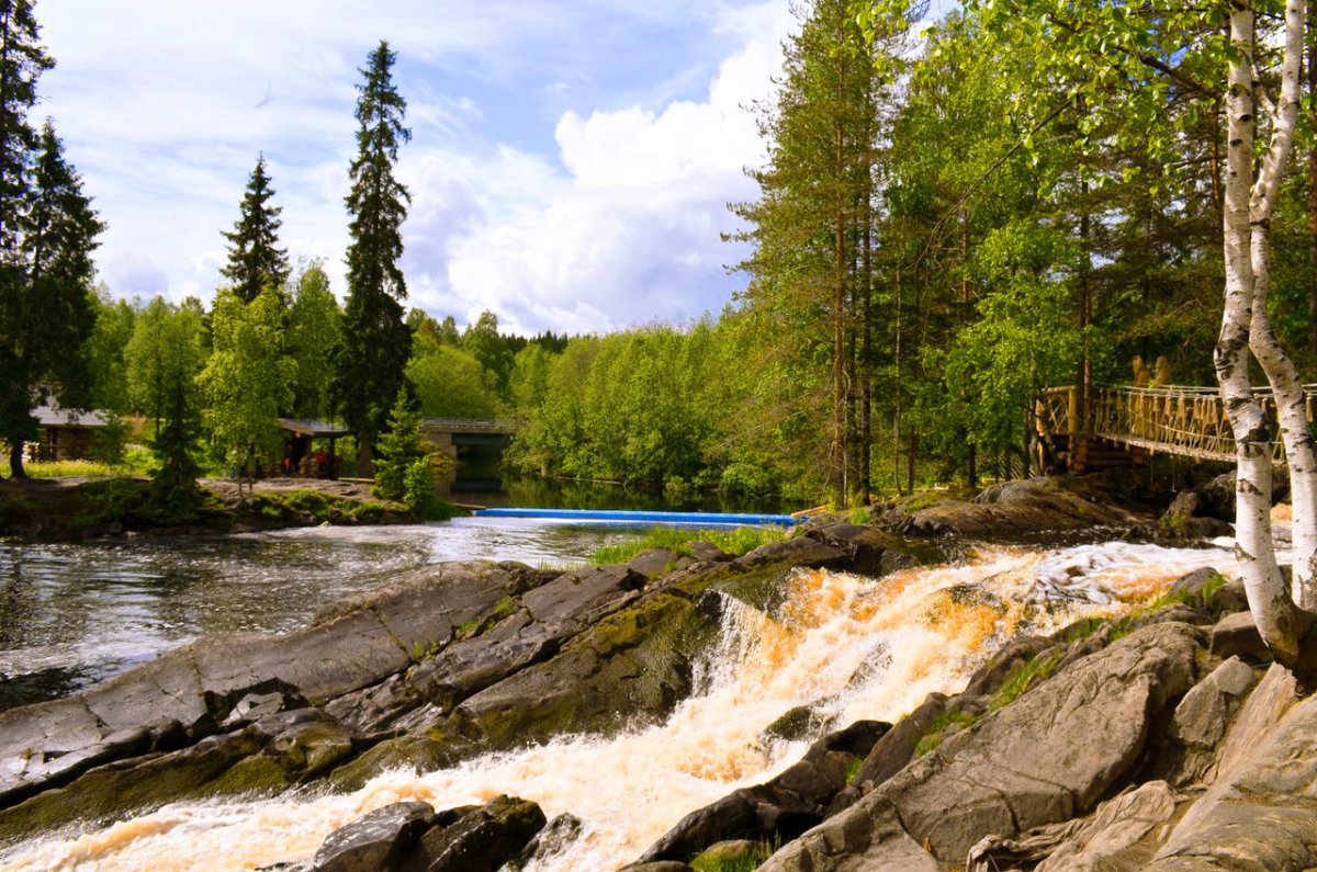 Карельские водопады Рускеала