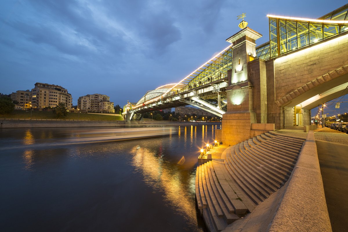 Пешеходные мосты в москве