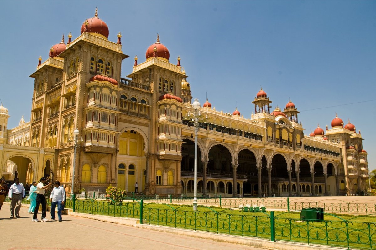 Знаменитый дворец в Индии