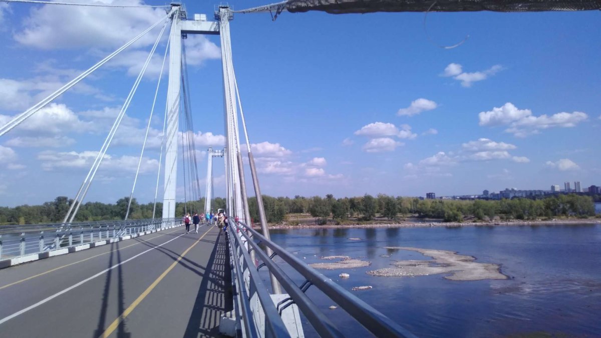 Виноградовский мост красноярск