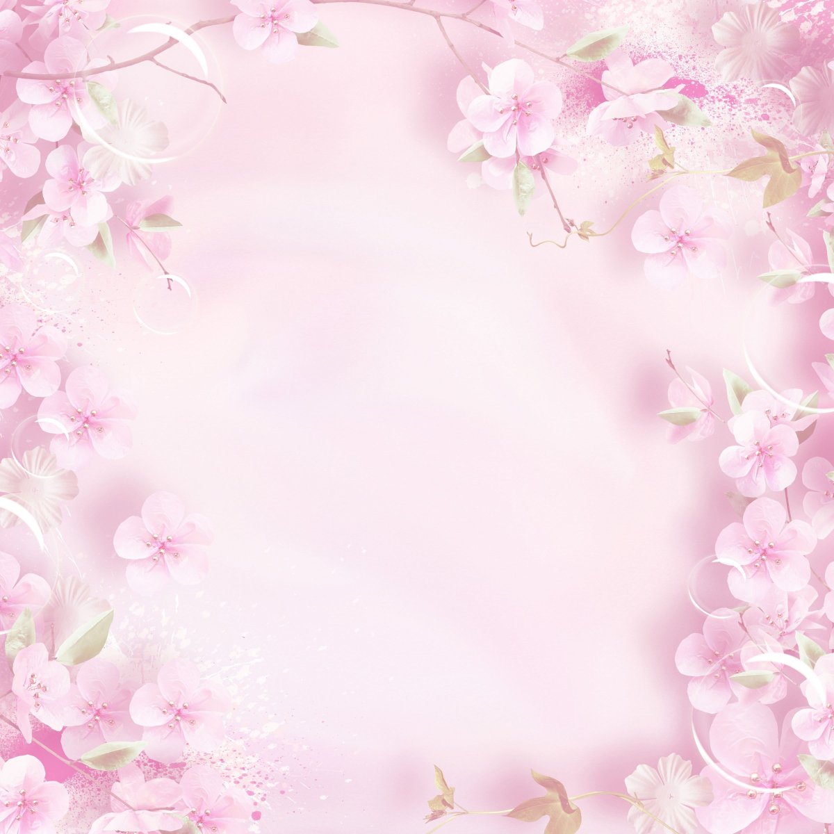 Нежный розовый цветочный фон