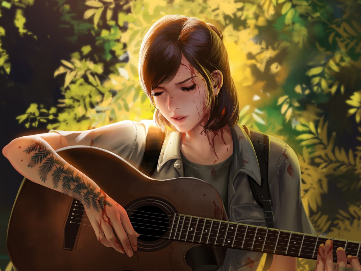 Papeis de parede 640x960 The Last of Us Arqueiros Ellie Arco arma