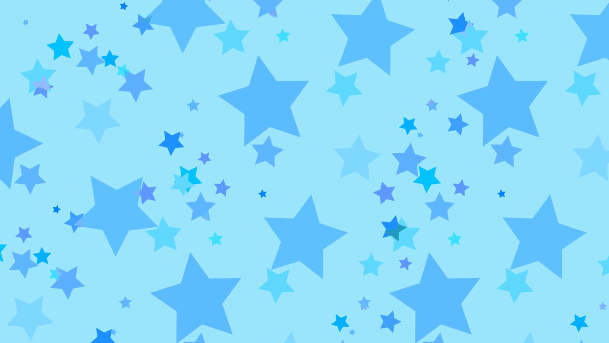 голубой фон со звездочками