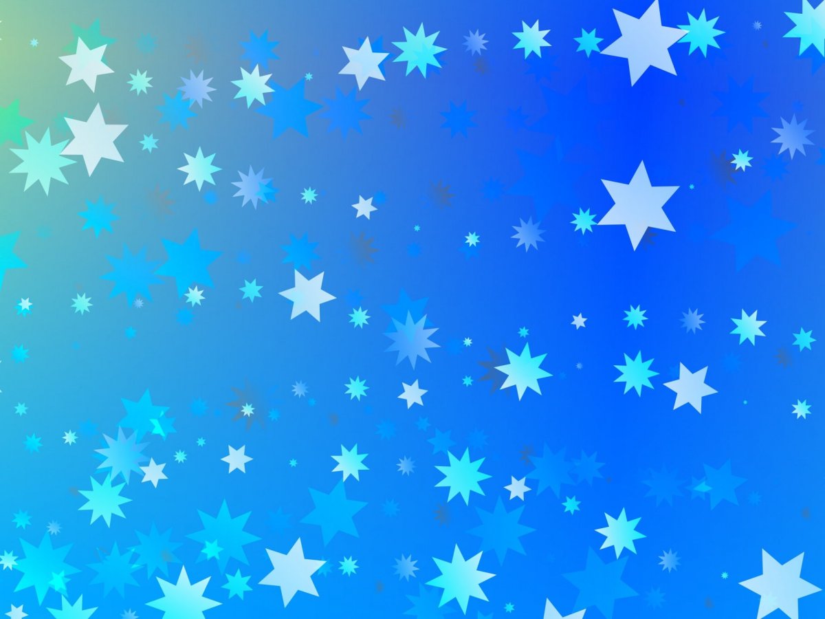 Синие обои со звездами