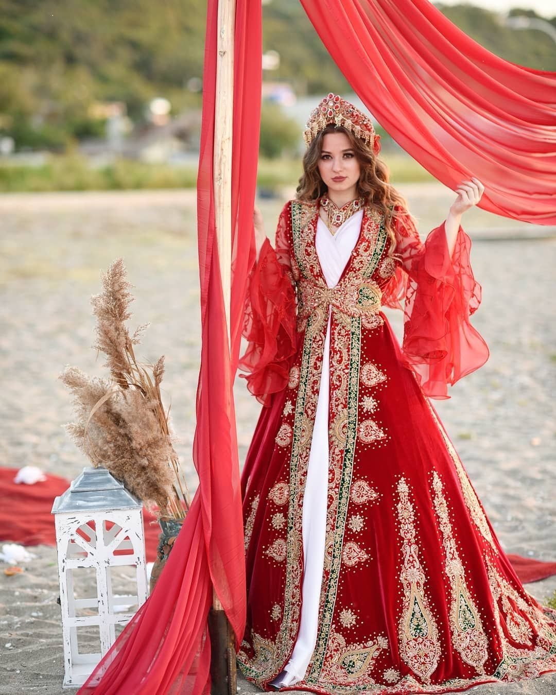 турецкий свадебный наряд