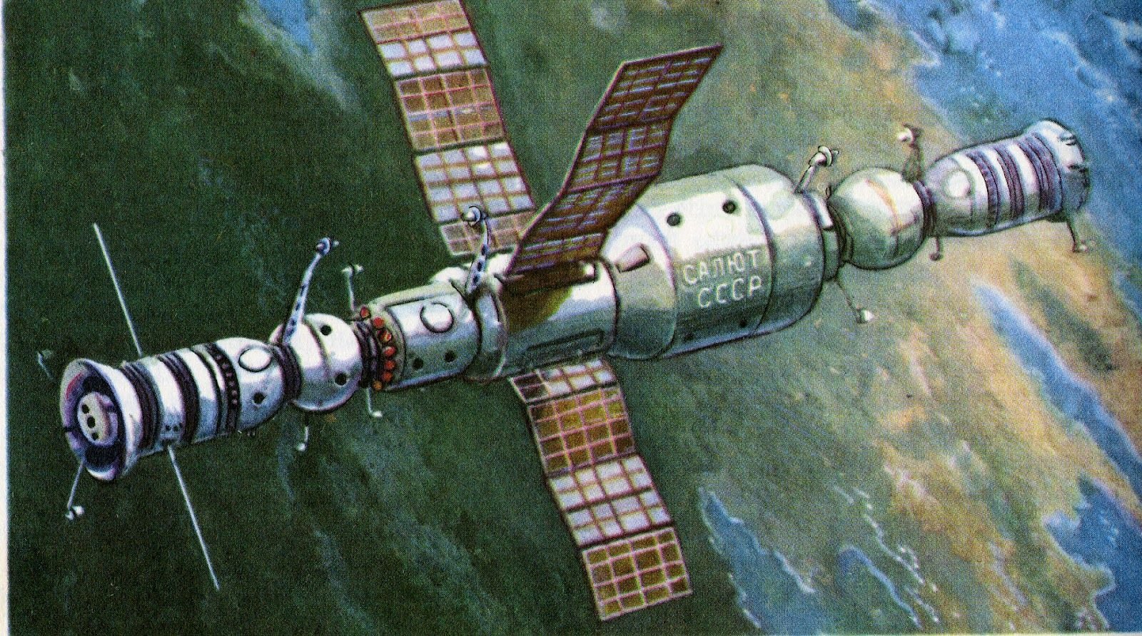 Первый корабль в космосе ссср. Салют-1 орбитальная станция. Орбитальная Космическая станция салют. Орбитальная Космическая станция салют 1. Космический корабль Союз СССР.
