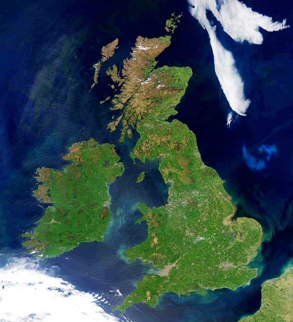 Великобритания из космоса - 67 фото