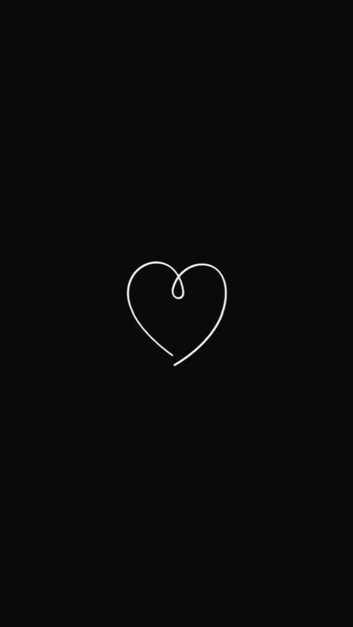 Черное сердце Минимализм - 71 фото