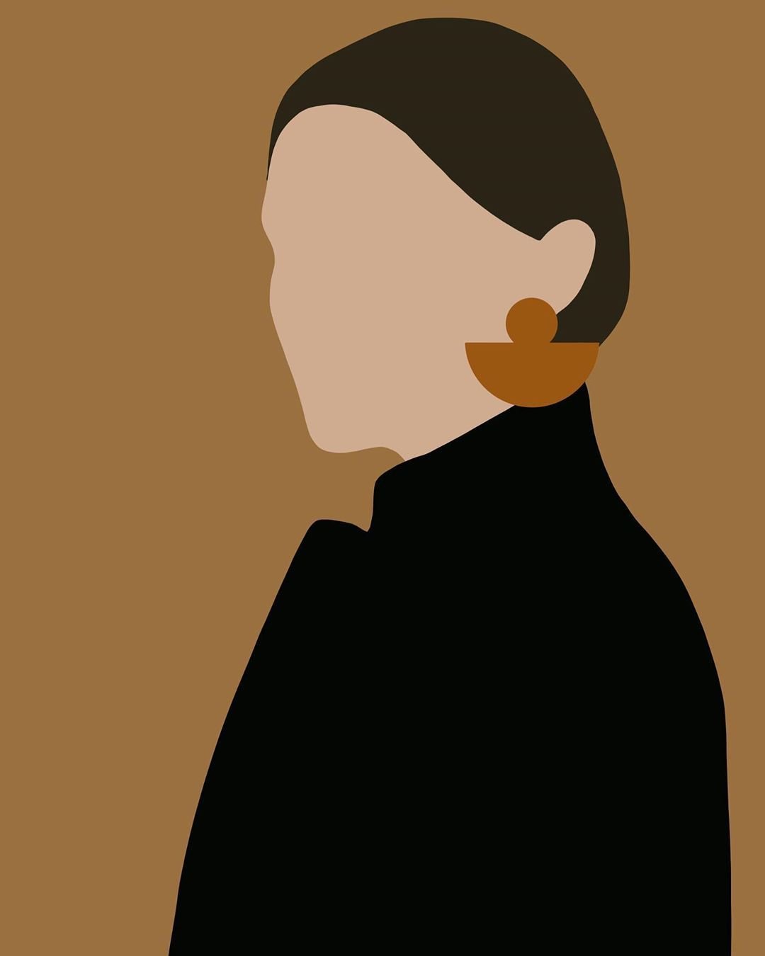 Портреты в минималистичном стиле