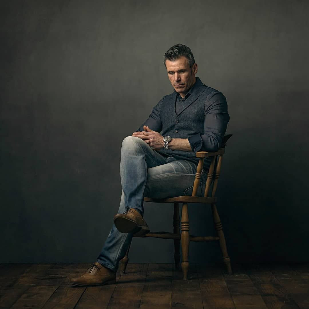 Фотосессия мужчины на улице