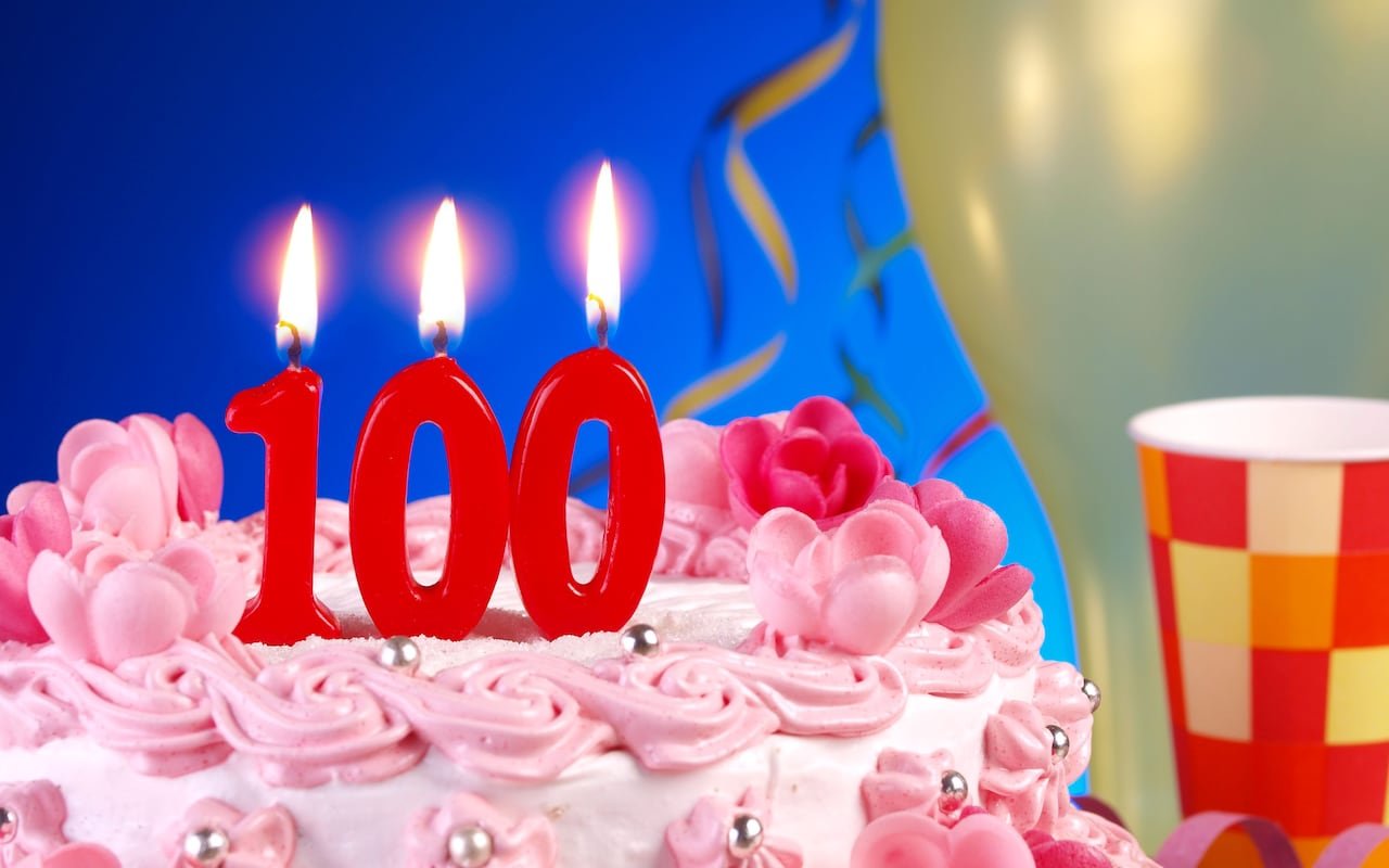 Торт 100 лет