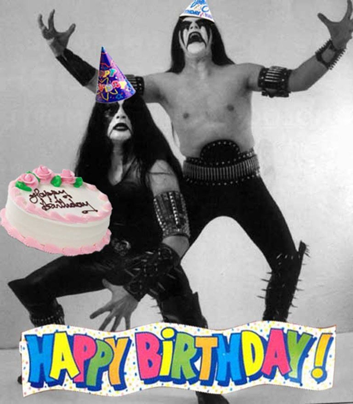Крутая gif открытка с днем рождения с белкой рок музыкантом!