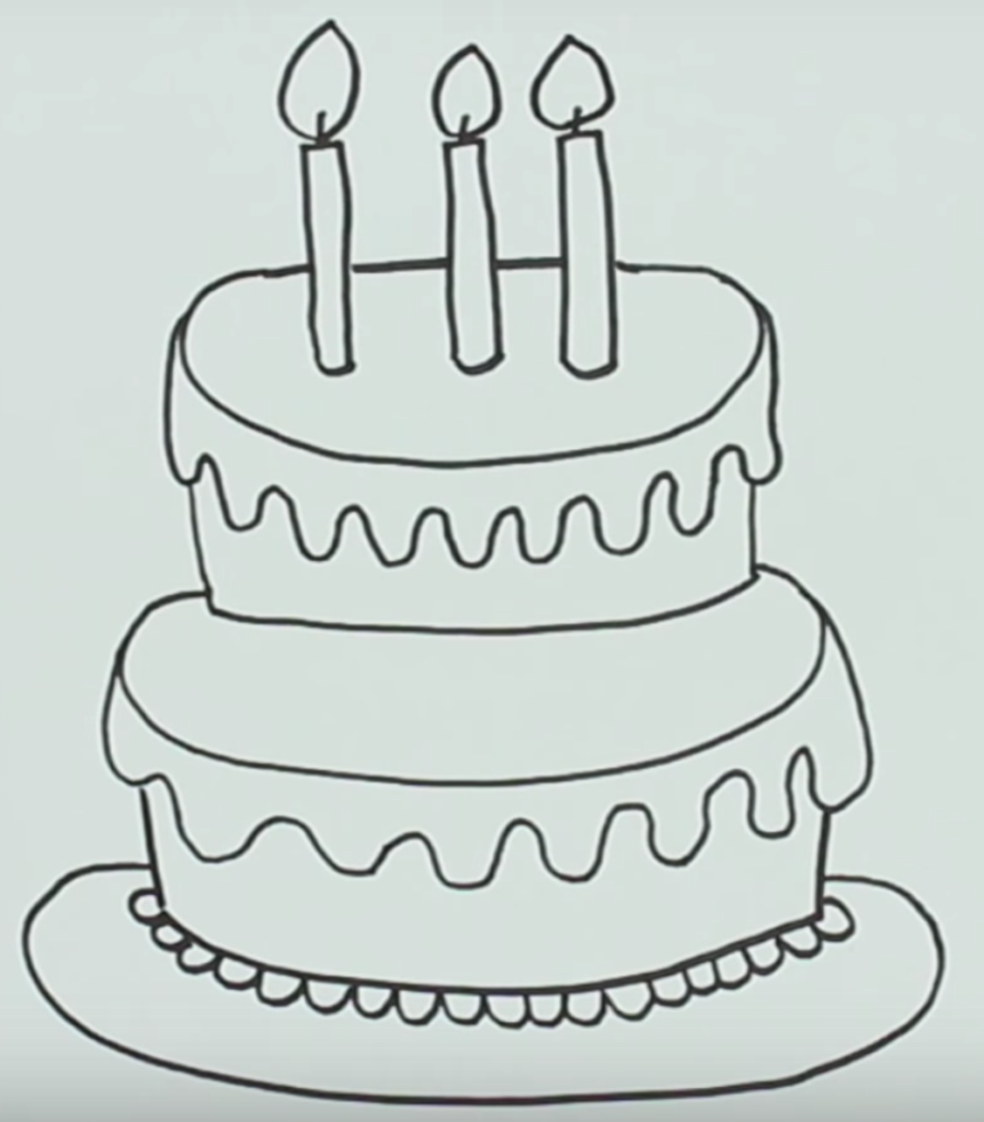 Рисунки для срисовки на день рождения (70 картинок)