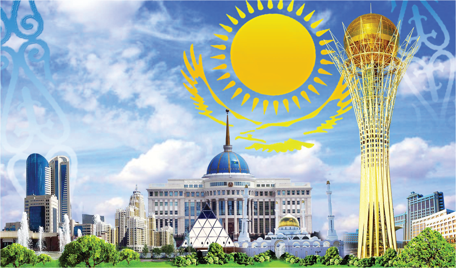 Білім центр kz. Столица Казахстана 2022. Байтерек Астана. Казахстан 16 Желтоксан. Байтерек Назарбаев.