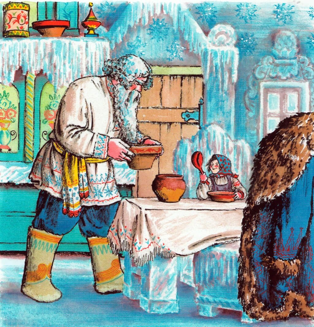 Иллюстрации к сказке мороз иванович одоевского